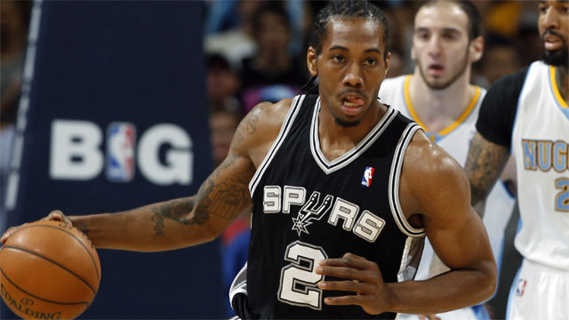 kawhi leonard at match